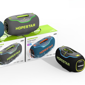 Hopestar A80プロスピーカー屋外ワイヤレスベースサブウーファーラウドポータブルオーディオプレーヤーマイク付きスピーカー - Product Image 6