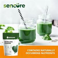 Complément alimentaire en poudre de spiruline - Riche en vitamines, minéraux et fibres alimentaires