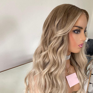 <span class=keywords><strong>Cheveux</strong></span> humains européens Highlight Blonde Lace Front perruque de <span class=keywords><strong>cheveux</strong></span> humains sans colle Body <span class=keywords><strong>Wave</strong></span> Lace Front perruques <span class=keywords><strong>pour</strong></span> femme - Product Image 6
