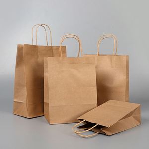 Food Shopping Coffee Take-Out Bags Milk Tea Packaging Bag White Kraft <b>Paper</b> Bag - Product Image 6
