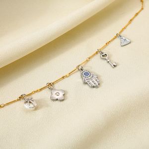 Necklace <b>for</b> Women Stainless Steel Cross Border Multi Innovative Exclusive Design Protection Skin Friendly Material - Product Image 5