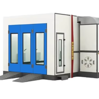Cabine de peinture automobile XINYUAN YY12 homologuée CE, 17,5 kW, haute efficacité, chauffage électrique/diesel double, four de séchage pour peinture automobile
