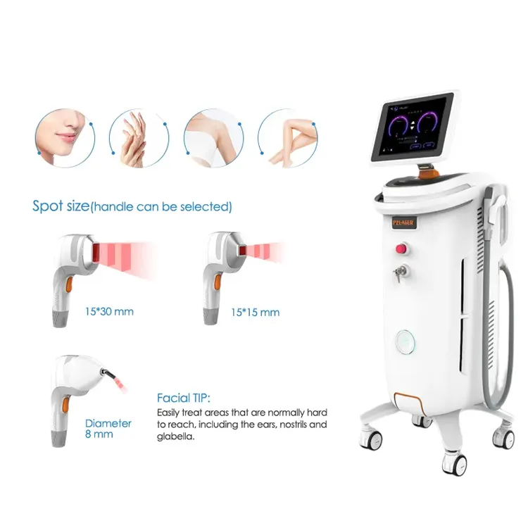 제모 기계 다이오드 레이저 미용 장비 808 755 1064 다이오드 레이저 제모 휴대용 다이오드 레이저 제모