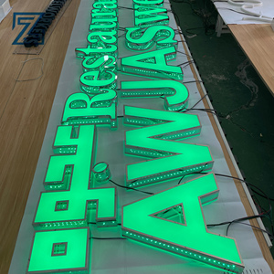 Letras acrílicas luminosas 3d personalizadas, signos luminosos para <span class=keywords><strong>exterior</strong></span>, de construcción, letras de canal LED, para punzonar - Product Image 6