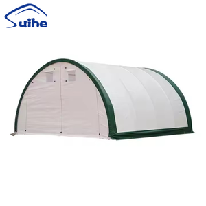 Tente de stockage industrielle pour entrepôt, toit rond, tente d'entreposage temporaire, taille 206012R - Product Image 4