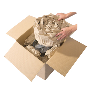 <b>Biodegradable</b> Kraft <b>Paper</b> Void Fill Cushion Roll Sustainable Recycled <b>Paper</b> Void Filling for Logistics Packaging - Product Image 6