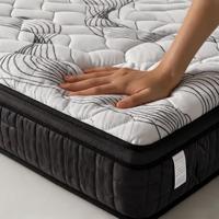 Matelas orthopédique Queen/King Size pour hôtel, en mousse à mémoire de forme, latex et ressorts ensachés 5 zones, compressé