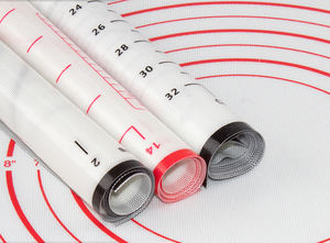 Tapis de pâtisserie en silicone Syh156 en gros, antiadhésif, réutilisable, de qualité alimentaire, pour la cuisson du pain, avec mesures - Product Image 4