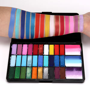 Kit de <span class=keywords><strong>peinture</strong></span> corporelle activé professionnel 33 couleurs Halloween <span class=keywords><strong>peinture</strong></span> de <span class=keywords><strong>visage</strong></span> Cosplay avec emballage de jeu de <span class=keywords><strong>peinture</strong></span> corporelle à base d'eau - Product Image 2