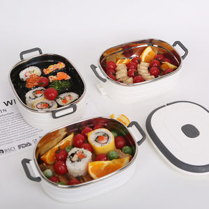 Boîte à bento en acier inoxydable, bento de haute qualité, conteneurs alimentaires à <span class=keywords><strong>emporter</strong></span>, offre spéciale, - Product Image 2