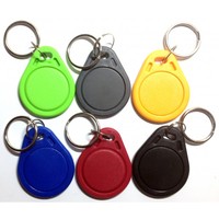 Alta calidad RFID Keyfob Ascensor Control DE ACCESO 125KHz 13,56 MHz Etiqueta regrabable Impermeable NFC Key Fob UHF
