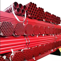 Tuyaux d'incendie à jet direct de l'usine chinoise, norme ASTM, MOQ 1 tonne, expédition rapide pour les entrepreneurs en protection incendie
