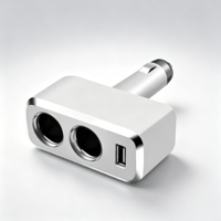Adaptateur de chargeur de voiture universel 12V-24V 2 voies, prise allume-cigare de voiture, chargeur double USB