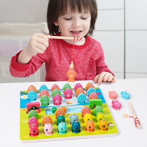 2024 partita educativa giocattolo montessore pesca giochi da tavolo logaritmici abilità motoria giocattoli di pesca per bambini giocattolo - Product Image 5
