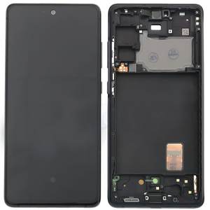 Écran complet d'origine avec cadre, Galaxy S20 FE (5G) 2020 G781F - Noir - Product Image 1