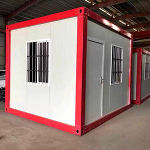 현대 20ft 컨테이너 1 침실 분리형 작은 휴대용 사무실 조립식 집 쉽게 설정 모듈 형 학교 아파트 호텔 빌라 - Product Image 4