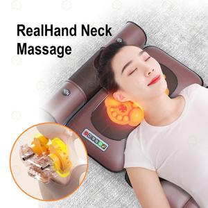 Colchoneta de Masaje Shiatsu Portátil de Cuerpo Completo con Rodillo Eléctrico Infrarrojo, Almohadilla Vibratoria para Masaje de Pies y Cama con Calefacción - Product Image 3