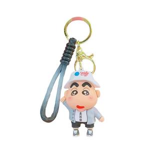 Llavero de Peluche Creativo y Adorable de Crayon Shin-chan, Juguete Suave, Colgante para Bolsa o Coche, Pequeño Regalo para Parejas - Product Image 4