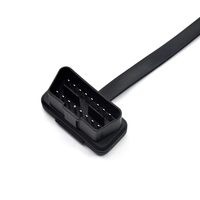 Cable de Extensión Divisor en Y 1 a 2 con Interruptor, Conector Electrónico OBD2 de 16 Pines Macho a Hembra