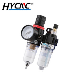 Séparateur huile-eau pneumatique Hycnc, filtre régulateur, compresseur, vanne de réduction de pression, raccord rapide en plastique, garantie 3 mois - Product Image 2