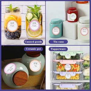 Autocollants DIY personnalisables et solubles dans l'eau pour contenants alimentaires – Idéal pour la cuisine - Product Image 6