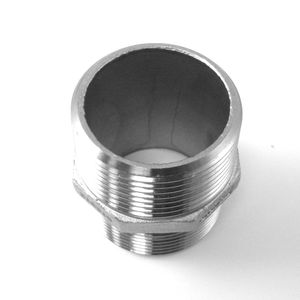 Mamelon hexagonal en acier inoxydable AISI 316 SKU 6470006 Raccords de tuyauterie de gaz filetés 1'' - Product Image 3