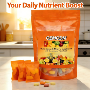 OEM Çoklu Vitamin Tabletleri Toplu Paketlerde |   Tam Gıda Vitamin Mineral Takviyesi |   Glutensiz Vejetaryen - Product Image 4