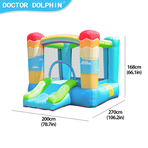 En stock aux États-Unis, château gonflable pour enfants de qualité supérieure, design personnalisé, nouveau modèle, avec souffleur, pour les fêtes à domicile - Product Image 6