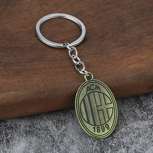 Llavero de Bronce con Emblema de Equipo de Fútbol, Material de Aleación de Zinc, Colgante del <span class=keywords><strong>Real</strong></span> Madrid, Manchester City, Barcelona, Juve - Product Image 6