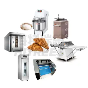 Maquinaria semiautomática para croissant Máquinas para hacer croissant Línea completa para hornear croissant para línea de producción de pan