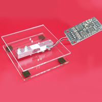 Celda de Carga Digital DC12-24V RS485 Modbus Transmisor de Pesaje TTL AD Amplificador PCB para PLC y Controlador de Lotes