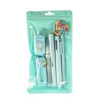 Lindo Set de Papelería con Diseño de Piruleta, Útiles Escolares para el Regreso a Clases, Regalo para el Día del Niño, Recompensa de Estudio, Papelería con Diseño de Dulces