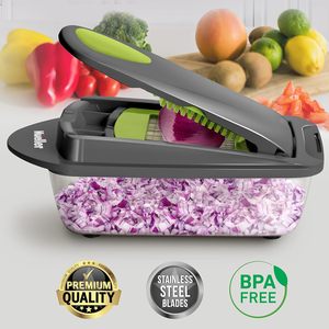 Hot Selling Kitchen Accessories Manual Mandoline Slicer Food Onion <strong>Cutter</strong> Veggie <strong>Dicer</strong> Multifunctional <strong>Vegetable</strong> Chopper - Product Image 3