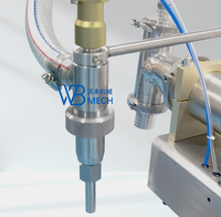 Machine de remplissage horizontale semi-automatique pneumatique en acier inoxydable pour liquides et pâtes, idéale pour les cosmétiques et les crèmes – Prix usine
