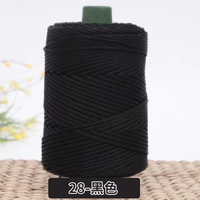 Benang Polyester 3mm, Benang Nylon Es, Tali untuk Merajut Pakaian, Tas, Sepatu, Topi, Harga Pabrik