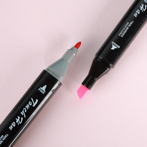 Ensemble de stylos marqueurs à alcool à double pointe, enfants, adultes, artistes, peinture, coloriage, croquis, dessin, stylos marqueurs à alcool à double pointe - Product Image 2