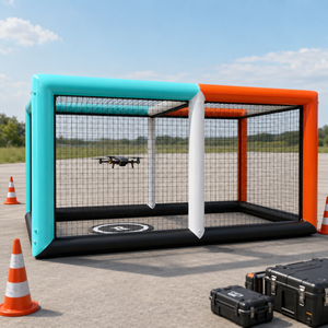 Tente gonflable pour drone, arène <span class=keywords><strong>de</strong></span> football pour drone en PVC étanche à l'air, <span class=keywords><strong>cage</strong></span> d'entraînement <span class=keywords><strong>portable</strong></span> pour drone pour événements - Product Image 6