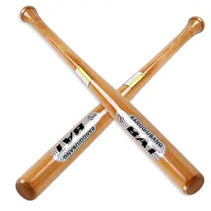 Бейсбольная палочка из чистого массива дерева на заказ, бейсбольные биты для самозащиты, тренировок по софтболу