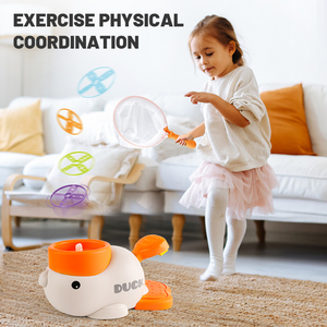Zhorya Flying Disc Shooters <span class=keywords><strong>Duck</strong></span> Saucer Juguetes de aprendizaje Step-on Flying Saucer Launch Toy Kid Juguetes deportivos al aire libre - Product Image 4