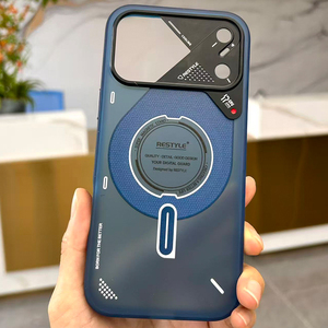 Funda Magnética Premium para Teléfono, de TPU Mate Translúcido, para iPhone 16 17 Pro Max, Resistente a Impactos, con Protección de Aluminio para la Cámara, OEM Personalizada - Product Image 4