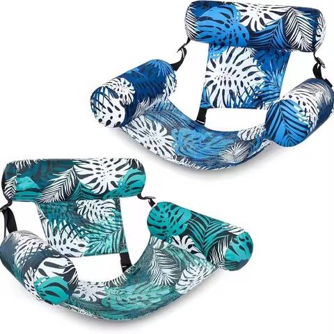 New Design PVC Custom Print Inflatable Pool Floating Sunbathing Pool Lounge Raft Floats Hammock