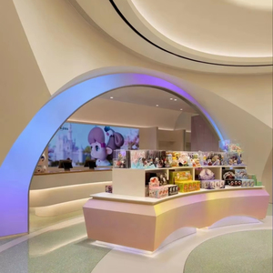 Modern Toy Display Rack for Pop Store | One-Stop Interior Design & Shop Fitting for Collectible Shop - Product Image 1