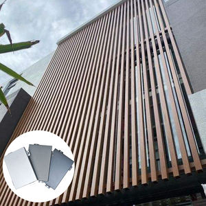 Revestimiento <span class=keywords><strong>de</strong></span> Aluminio con Aspecto <span class=keywords><strong>de</strong></span> Madera, Tubo Cuadrado <span class=keywords><strong>de</strong></span> Aluminio <span class=keywords><strong>para</strong></span> Decoración <span class=keywords><strong>de</strong></span> Paredes Exteriores - Product Image 1