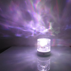 Lonvel 16-màu lãng mạn sóng biển <span class=keywords><strong>Led</strong></span> Mini ánh sáng ban đêm bầu không khí ngủ thân thiện với máy chiếu phòng ngủ với hình mờ - Product Image 4