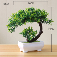 QIDA Artificielle En Plastique Bonsaï Petit Arbre Pot Maison Chambre Table Jardin Arrangement Ornements Plantes D'extérieur En Pot Fleur