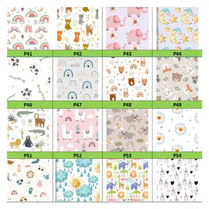 Babyshow 100% Polyester Custom Digital Printing PUL Fabric For Baby Cloth Diapers