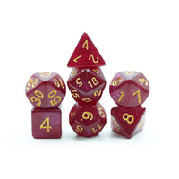 Dés d'angle rond en résine monochrome pour jeux du MDN Dés de jeu de société polyédriques de 16mm