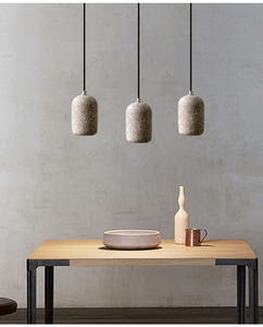 Bombilla expuesta Candelabro industrial B & B Restaurante Café <span class=keywords><strong>Cemento</strong></span> Textura Lámparas Retro - Product Image 3