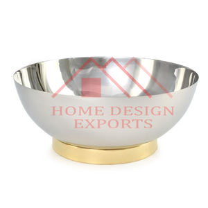 Cuenco de flores de Pedestal de aluminio Chapado en plata para mesas de boda centros de mesa decoraciones cuenco de frutas de Metal de alta calidad - Product Image 2