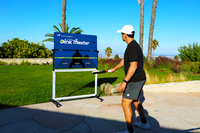 Planche d'entraînement de pickleball DINK Master deux-en-un détachable avec cadre en acier, améliorant la précision des services et du contrôle de la balle